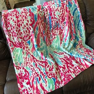 Coral printed blankets